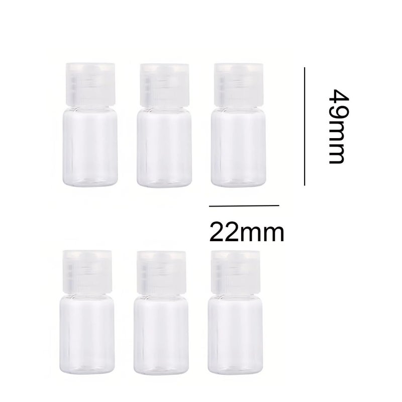 Natuworld 24 Pcs 5ml 0.17oz Plastic Travel Bottles Refillable Flip Top Cap Container Vials for Shampoo Lotion Cream Toiletry Cosmetic Sample Essential Oil Leak Proof Mini Size - Image 2